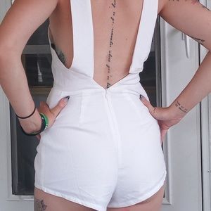 White romper never worn out